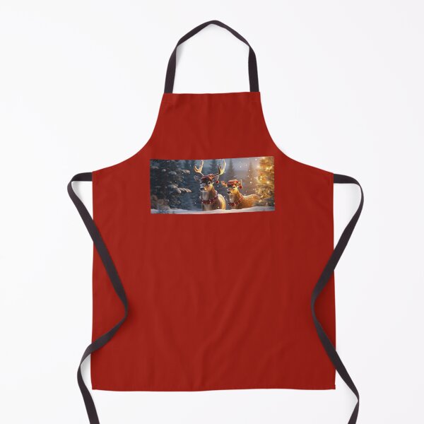Item preview, Beautiful buck and deer on snowy Christmas night. designed and sold by MargaretWiktor.