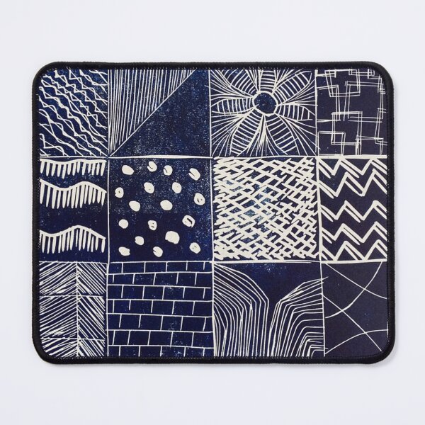 Item preview, Square Sampler Linocut Design designed and sold by vallisrowe.