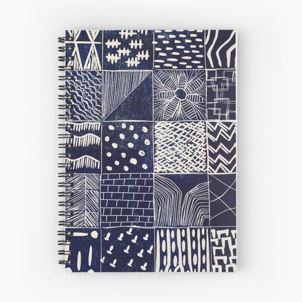 Item preview, Square Sampler Linocut Design designed and sold by vallisrowe.
