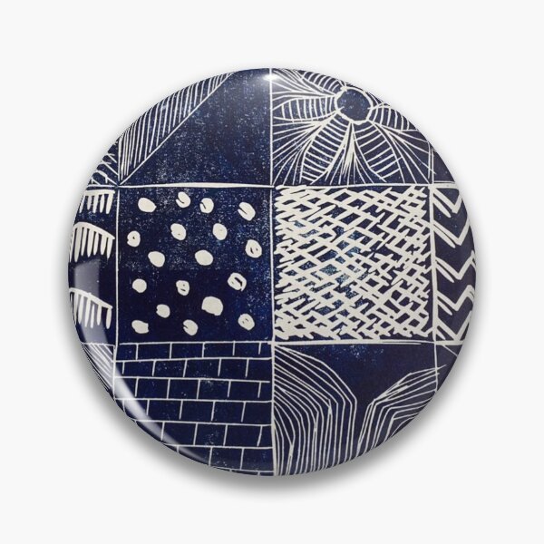 Item preview, Square Sampler Linocut Design designed and sold by vallisrowe.
