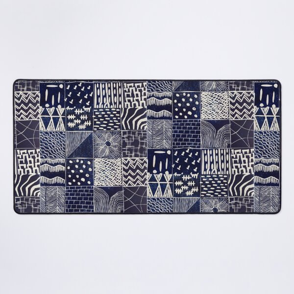Item preview, Square Sampler Linocut Design designed and sold by vallisrowe.