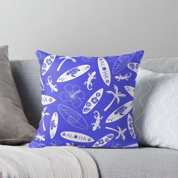 Item preview, Aloha Bright Periwinkle, Repeat Pattern designed and sold by PompousPeasant.