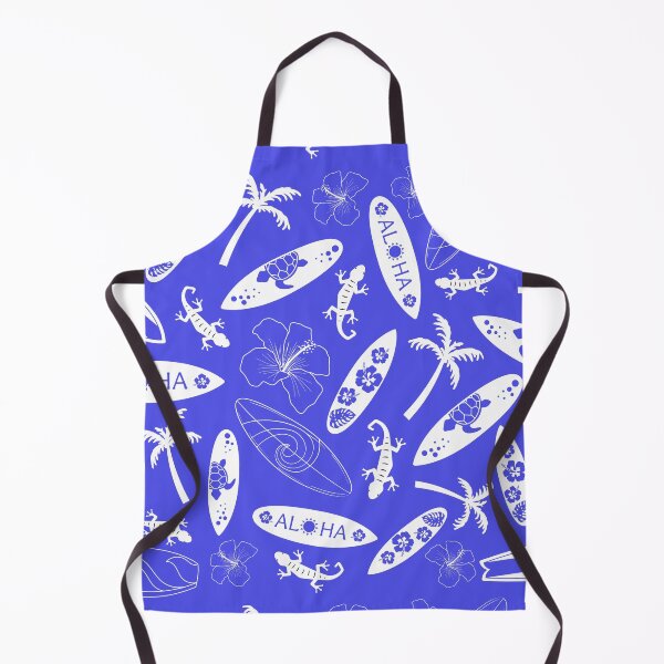 Item preview, Aloha Bright Periwinkle, Repeat Pattern designed and sold by PompousPeasant.