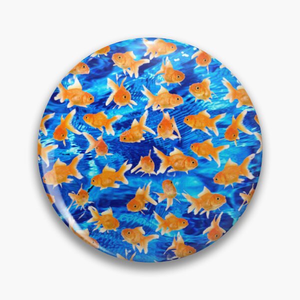 Item preview, Gold Fish Blue designed and sold by Profitrip.