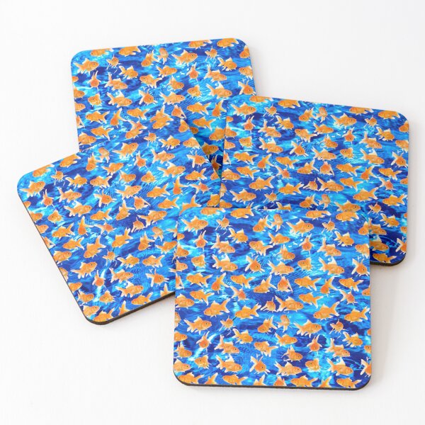 Item preview, Gold Fish Blue designed and sold by Profitrip.
