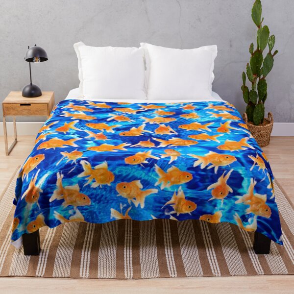 Item preview, Gold Fish Blue designed and sold by Profitrip.