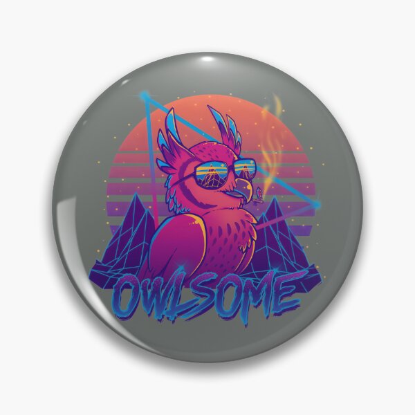 Item preview, Owlsome - Owl Awesome Bird Retrowave 80s Classic 		 designed and sold by tacoxlafb13.