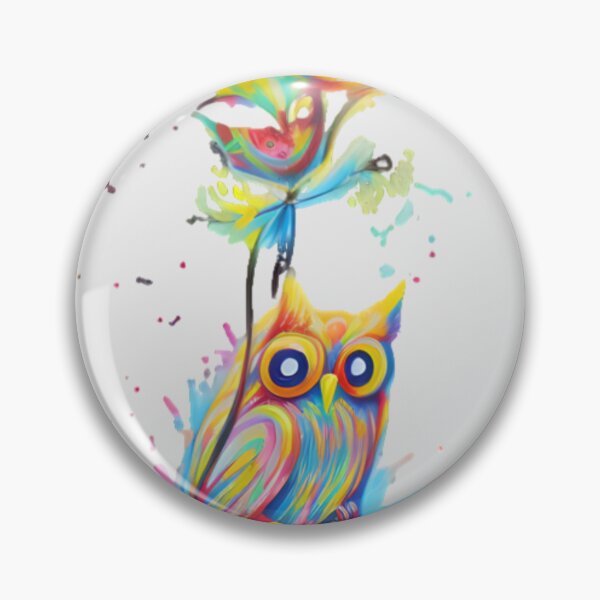Item preview, Rainbow Owl  designed and sold by keepsakeeire.
