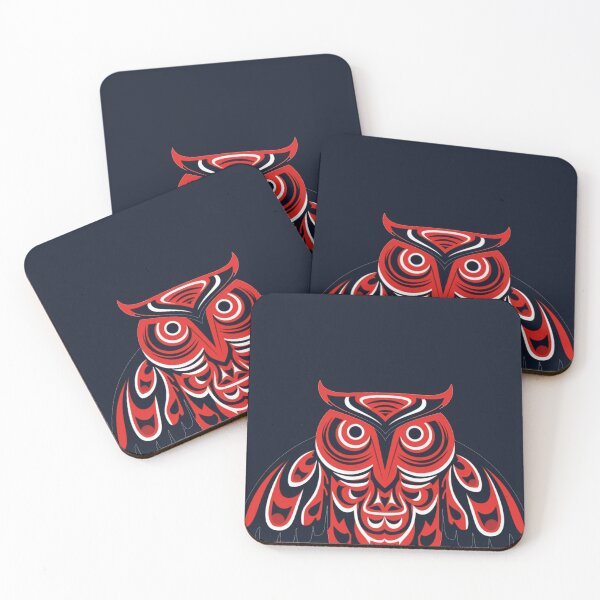 Item preview, Haida Tlingit Native Totem Owl designed and sold by BuxomBabe21.
