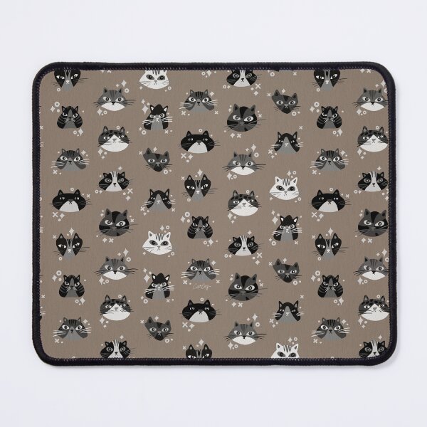 Item preview, Cat Faces Collection – Black & Tan designed and sold by Cat Coquillette.