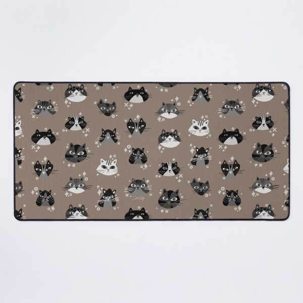 Item preview, Cat Faces Collection – Black & Tan designed and sold by Cat Coquillette.