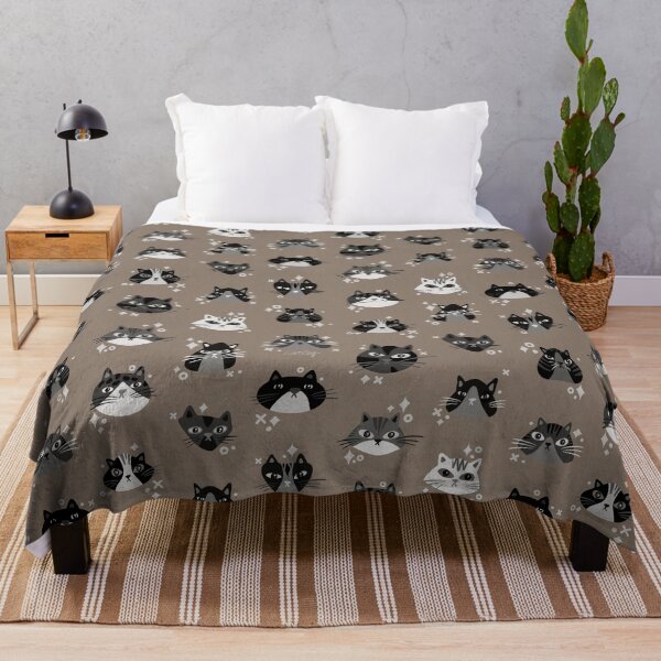 Item preview, Cat Faces Collection – Black & Tan designed and sold by Cat Coquillette.