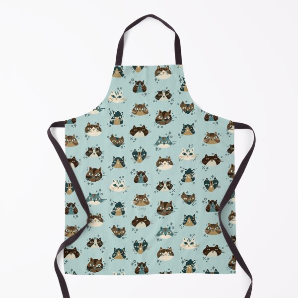 Item preview, Cat Faces Collection – Blue & Tan designed and sold by Cat Coquillette.