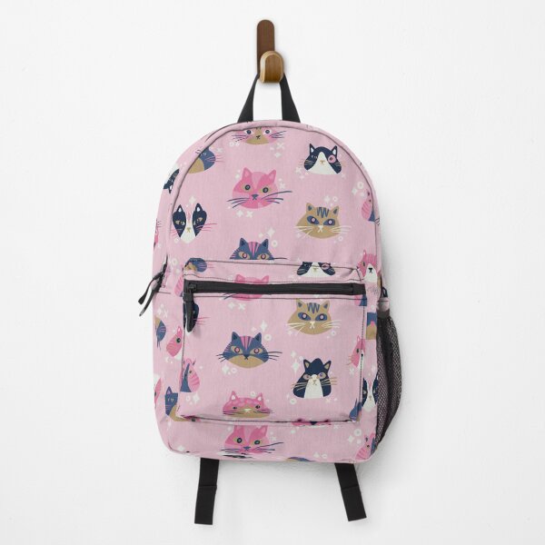 Item preview, Cat Faces Collection – Blush & Navy designed and sold by Cat Coquillette.