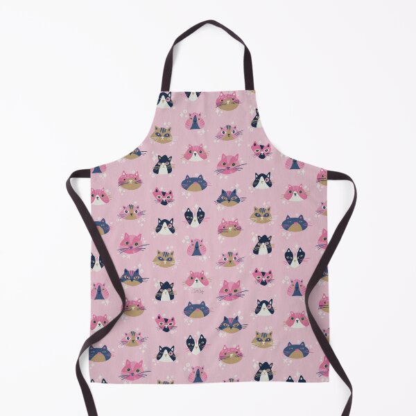 Item preview, Cat Faces Collection – Blush & Navy designed and sold by Cat Coquillette.