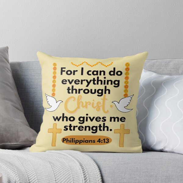 Item preview, For I can do everything through Christ, who gives me strength. Philippians 4:13 designed and sold by General-Corner.