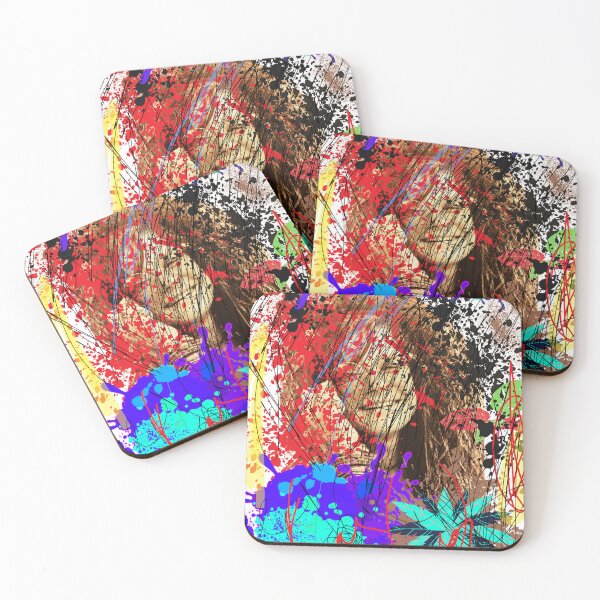 Item preview, Vintage paint rayoneado abstract designed and sold by Shinetroves.