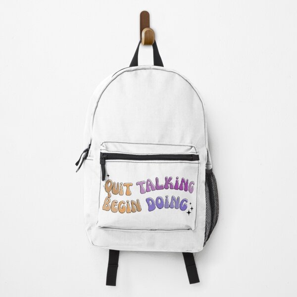Item preview, Quit Talking Begin Doing Motivation Quote designed and sold by AestHenni17.