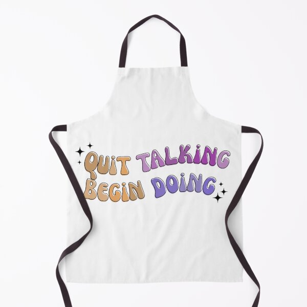 Item preview, Quit Talking Begin Doing Motivation Quote designed and sold by AestHenni17.