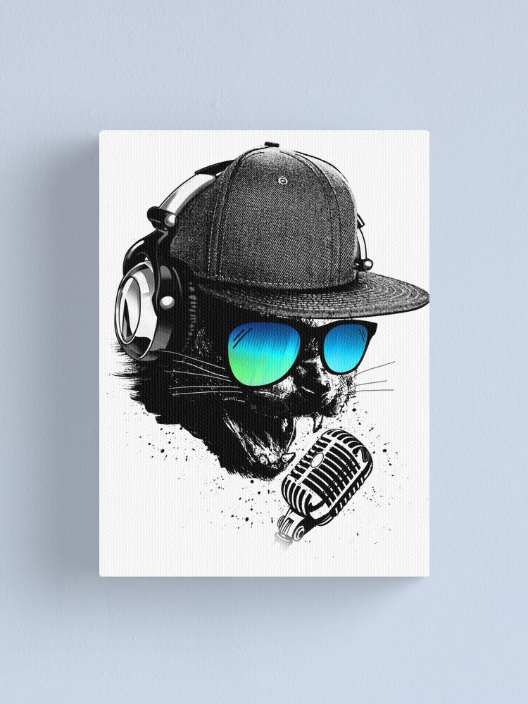 Alternate view of Rocker Cat Canvas Print