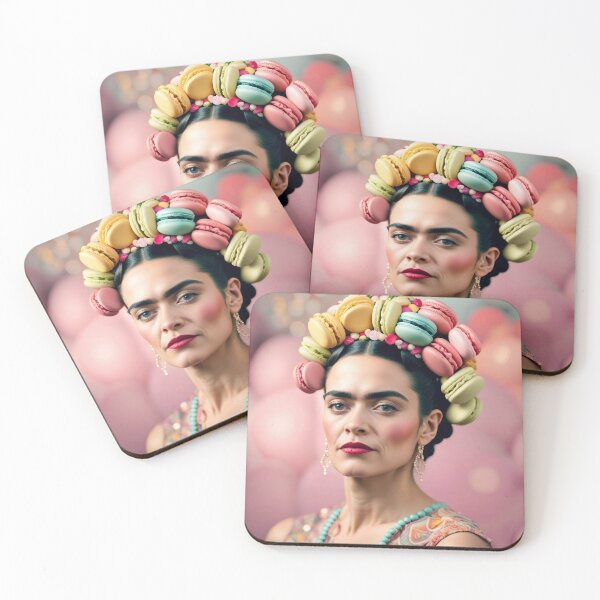 Item preview, Frida Khalo with macaron headdress  designed and sold by JosieandRose.