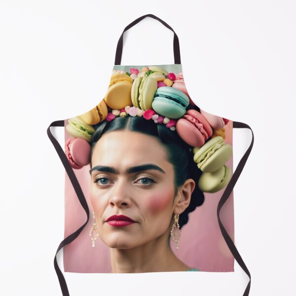 Item preview, Frida Khalo with macaron headdress designed and sold by JosieandRose.