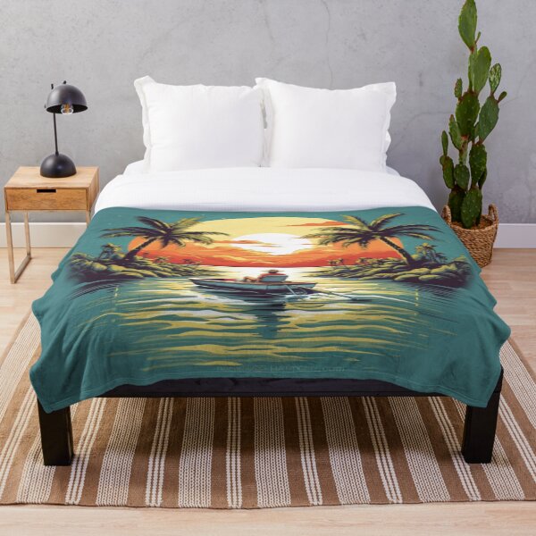 Item preview, seaside sunset sailing designed and sold by PrintDesignLab.