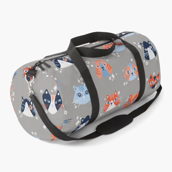 Item preview, Cat Faces Collection – Coral & Blue designed and sold by Cat Coquillette.