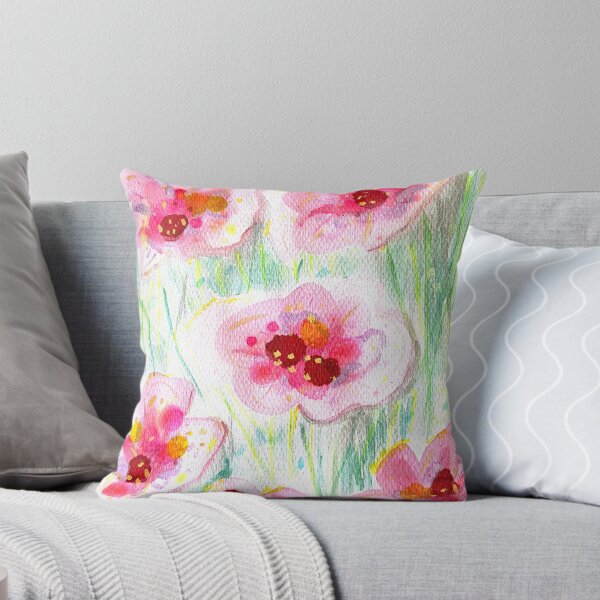 Item preview, Bright Watercolor Poppies designed and sold by Ericadunn.