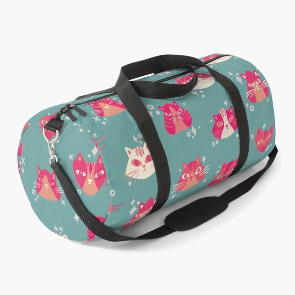 Item preview, Cat Faces Collection – Hot Pink & Turquoise designed and sold by Cat Coquillette.