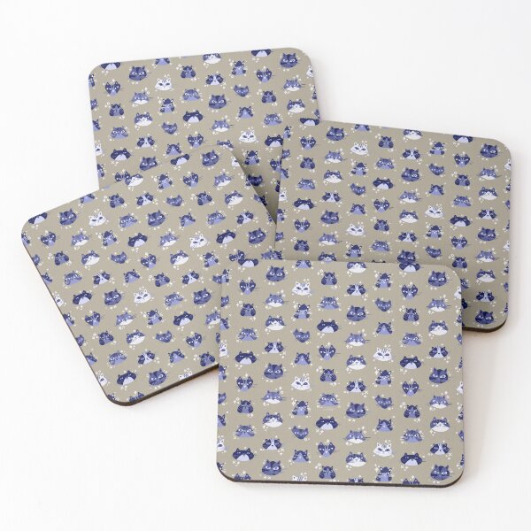 Item preview, Cat Faces Collection – Porcelain designed and sold by Cat Coquillette.