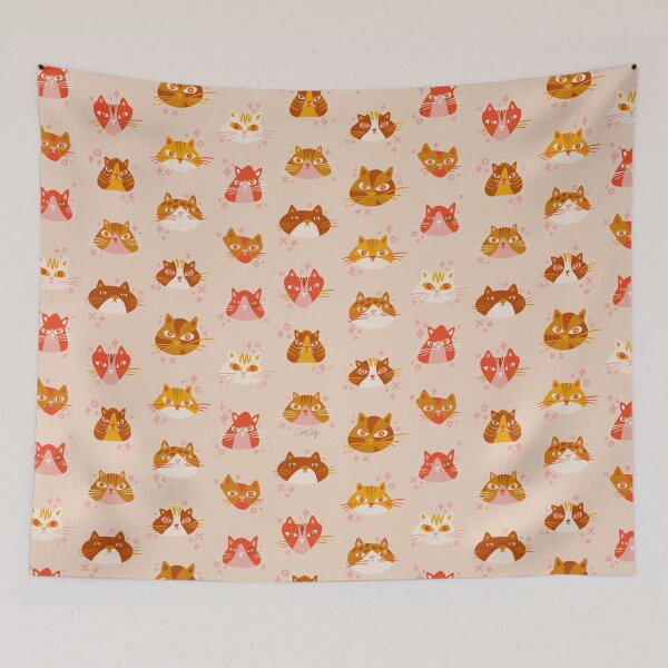 Item preview, Cat Faces Collection – Retro designed and sold by Cat Coquillette.