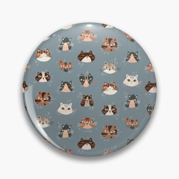 Item preview, Cat Faces Collection – Slate designed and sold by Cat Coquillette.