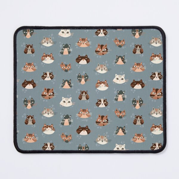 Item preview, Cat Faces Collection – Slate designed and sold by Cat Coquillette.