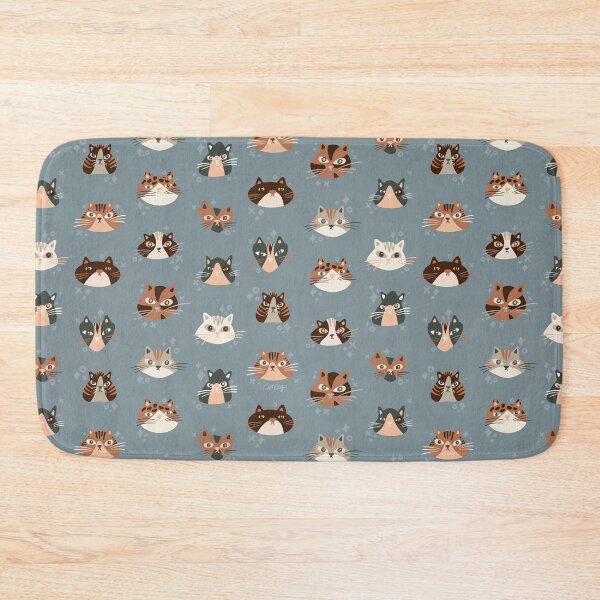 Item preview, Cat Faces Collection – Slate designed and sold by Cat Coquillette.