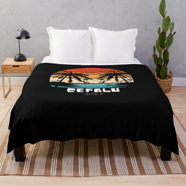 Item preview, Cefalu sicily italy beach Mediterranean men women Retro Vintage designed and sold by Jeangel97.