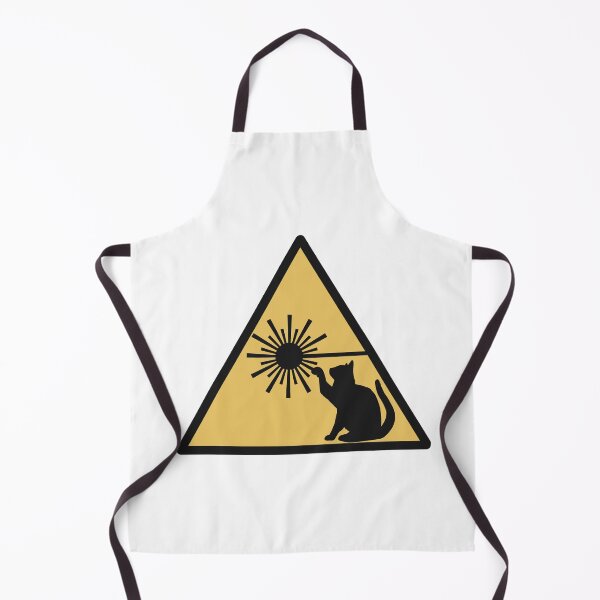 Item preview, Laser Cat Warning Sign designed and sold by Science Lab Designs.