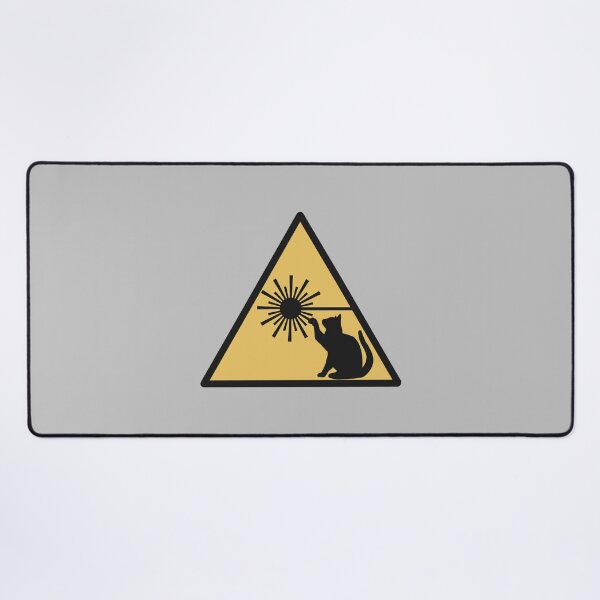 Item preview, Laser Cat Warning Sign designed and sold by Science Lab Designs.