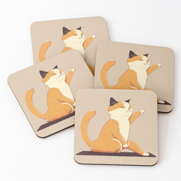 Item preview, Cat doing Yoga designed and sold by Amir Faysal.