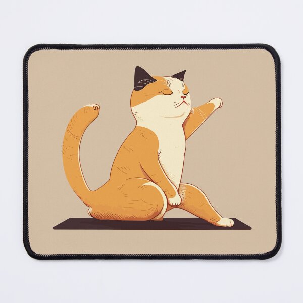Item preview, Cat doing Yoga designed and sold by Amir Faysal.