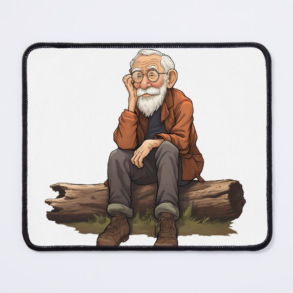 Item preview, Old Man Sitting On A Log 3 designed and sold by elp-evergreen.