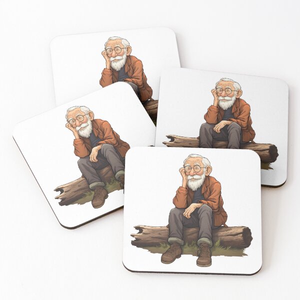 Item preview, Old Man Sitting On A Log 3 designed and sold by elp-evergreen.