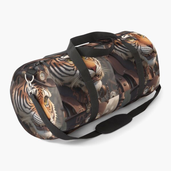 Item preview, Steampunk Tiger Art Painting Design Print designed and sold by randomtdesigns.