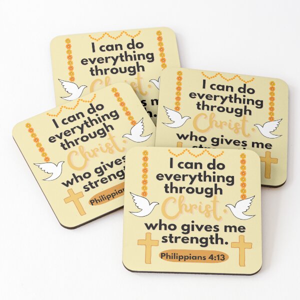 Item preview, I can do everything through Christ, who gives me strength. Philippians 4:13 | I can do everything  designed and sold by General-Corner.