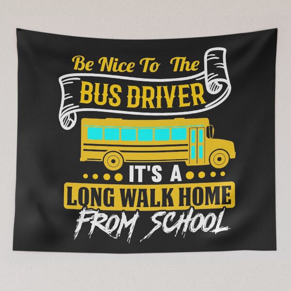 Item preview, Kindness on Board: Be Nice to the Bus Driver T-Shirt designed and sold by Rebekkahsdesign.