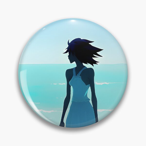 Item preview, Coastal Minimalist Style Beach Chic Calming Ocean Blues - AI Art 2 of 8 designed and sold by Beachy.