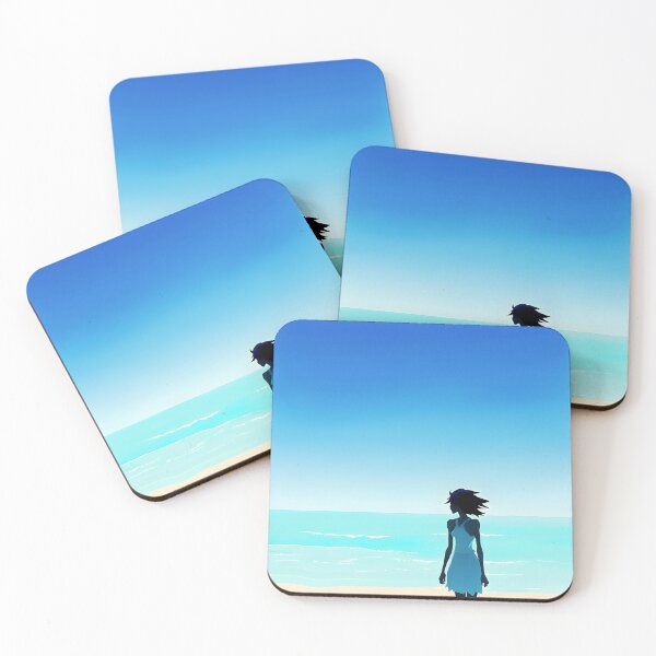Item preview, Coastal Minimalist Style Beach Chic Calming Ocean Blues - AI Art 2 of 8 designed and sold by Beachy.