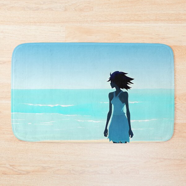 Item preview, Coastal Minimalist Style Beach Chic Calming Ocean Blues - AI Art 2 of 8 designed and sold by Beachy.