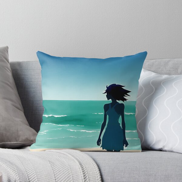 Item preview, Coastal Minimalist Style Beach Chic Calming Ocean Blues - AI Art 3 of 8 designed and sold by Beachy.