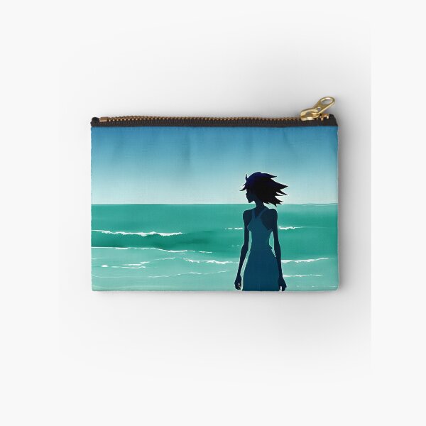 Item preview, Coastal Minimalist Style Beach Chic Calming Ocean Blues - AI Art 3 of 8 designed and sold by Beachy.